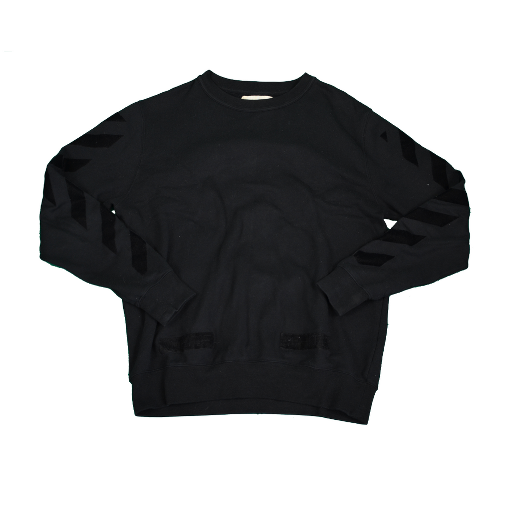 OFF-WHITE Sweat en daim noir Arrow