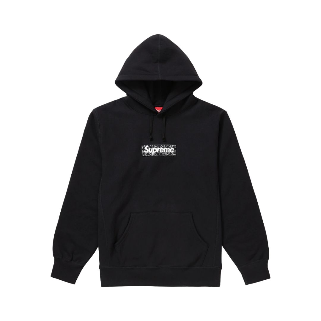 Supreme Bandana Box Logo sweat à capuche Black