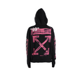 Off White Rose Red Arrows "99" Hoodie - Black