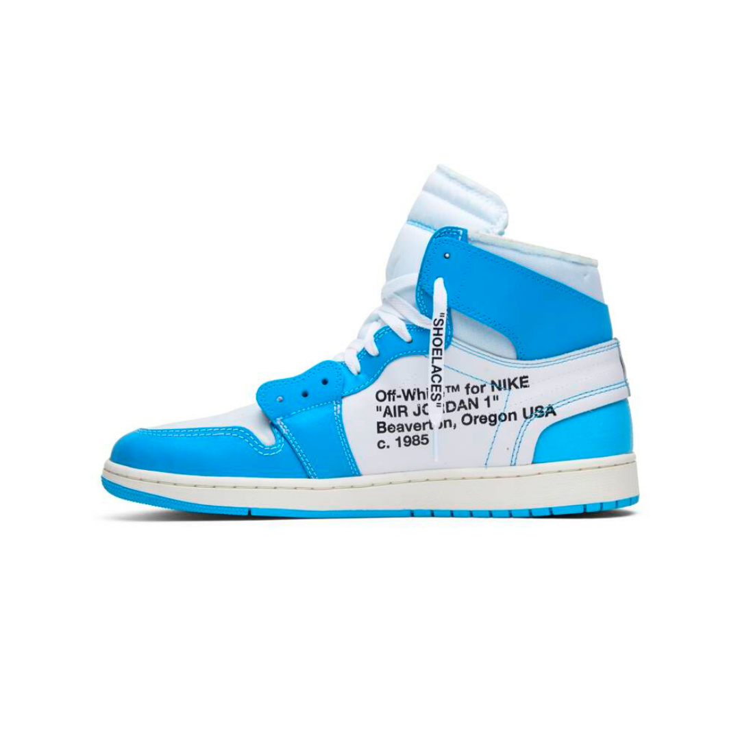 Jordan 1 Retro High Blanc cassé University Blue 