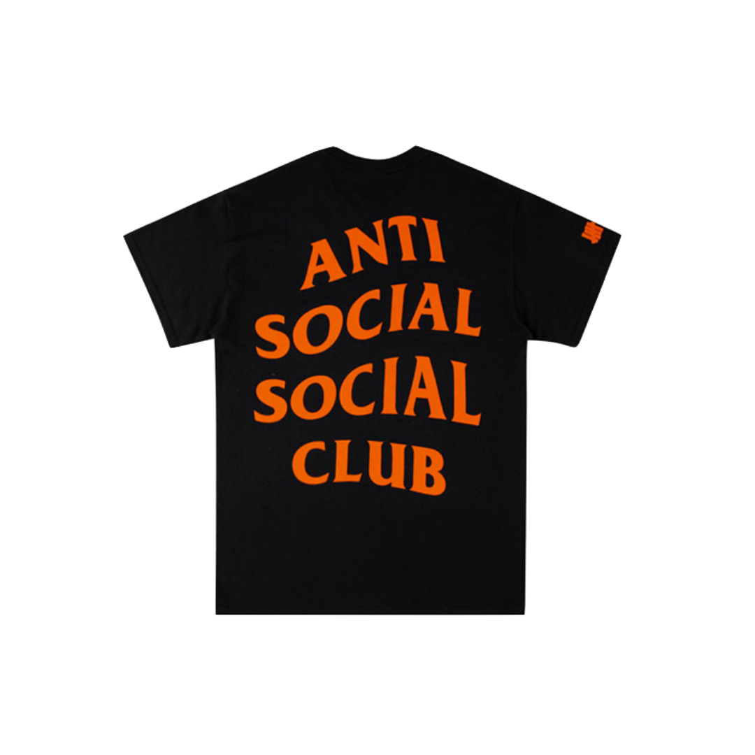 Anti Social Social Club x Undefeated Paranoid T-shirt Black
