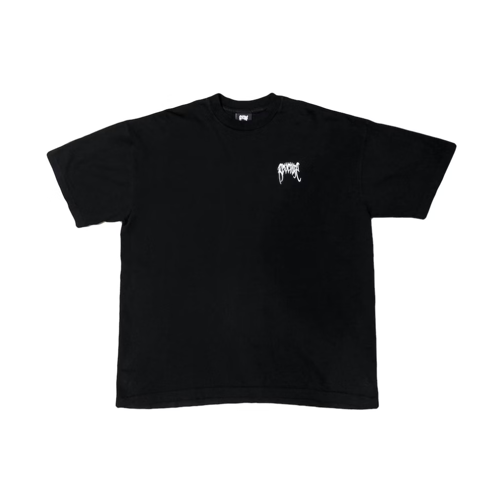 T-shirt Revenge Basic Brodé Noir