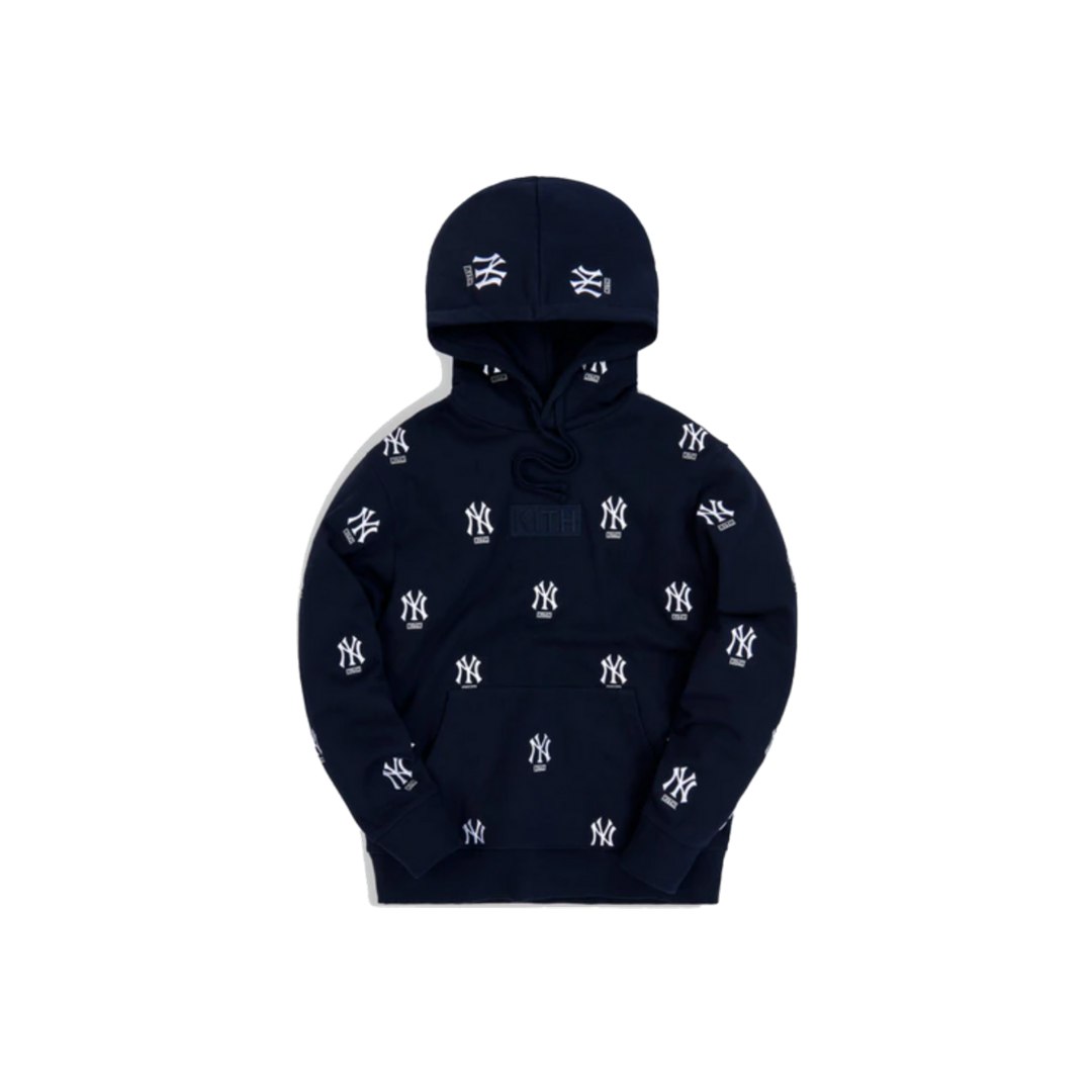 Kith For Major League Baseball New York Yankees Monogram sweat à capuche Navy