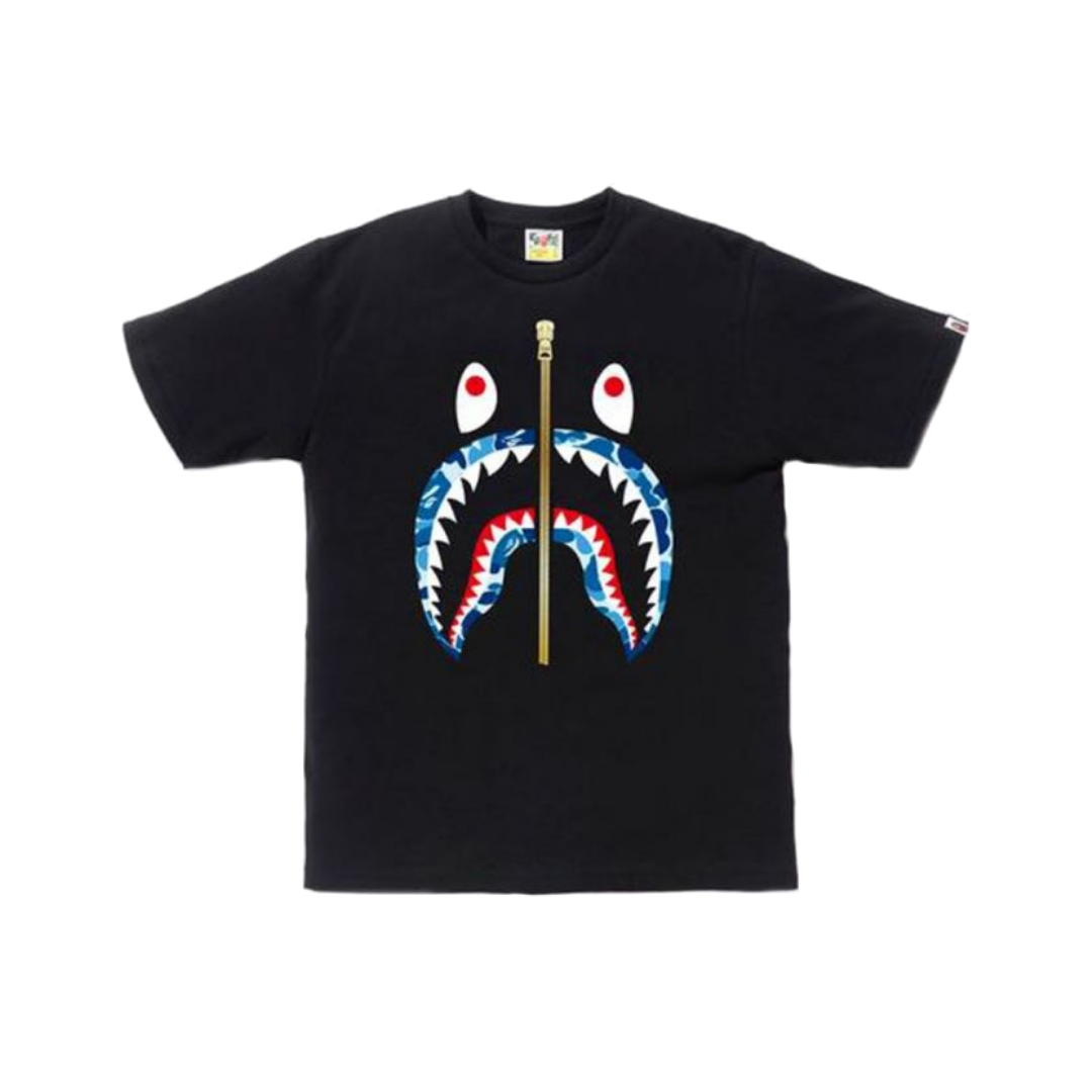 T-shirt BAPE ABC Shark - Noir / Bleu