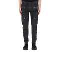 Balmain SS18 Cargo Slim Biker Jeans