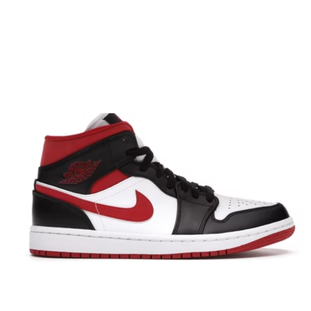 Jordan 1 Mid Gym Rouge Noir Blanc