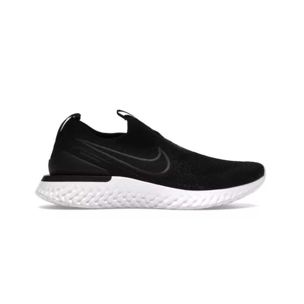 Nike Epic Phantom React Flyknit Black White (femme)