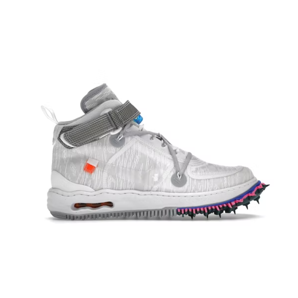 Nike Air Force 1 Mid Blanc Cassé Blanc