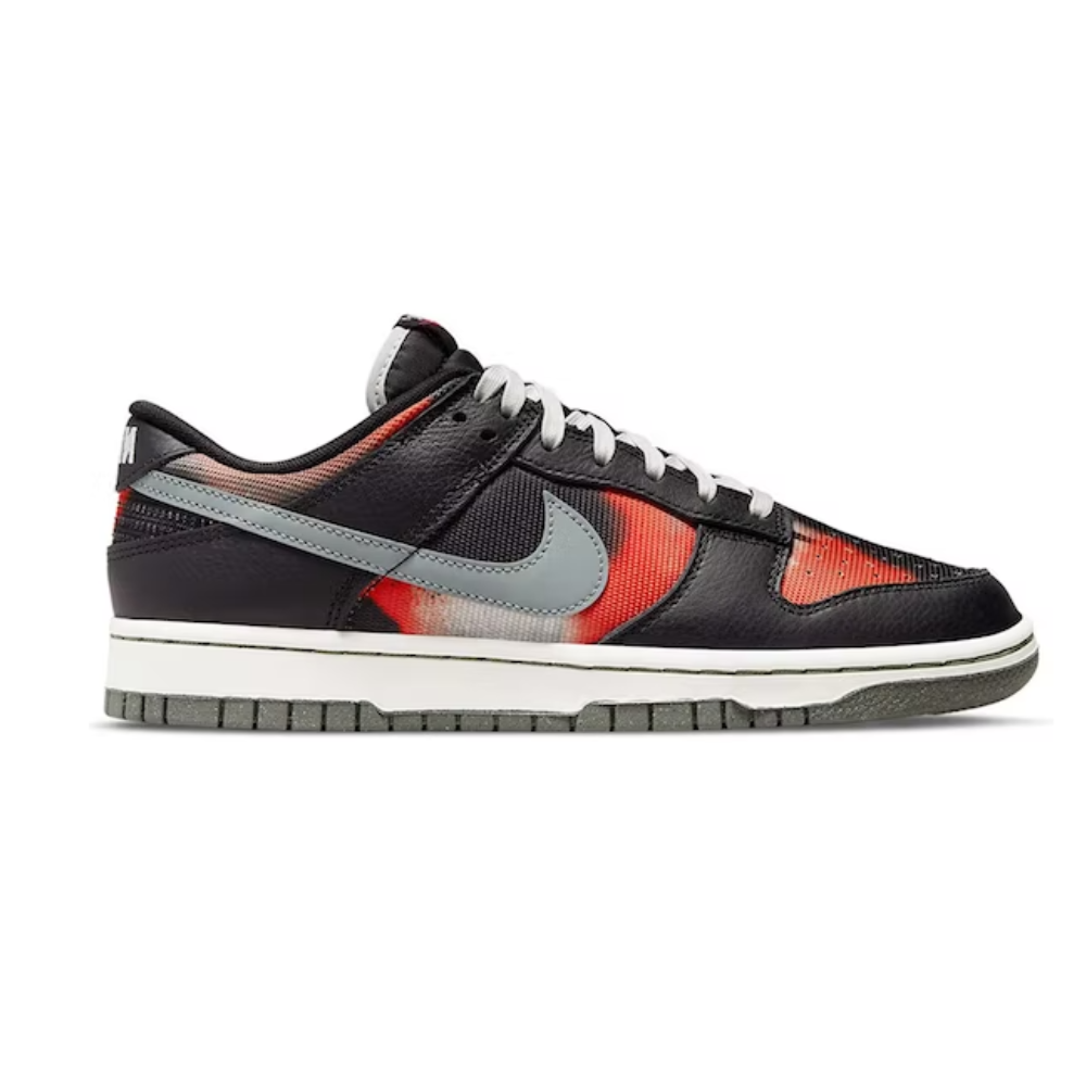 Nike Dunk Faible Graffiti Noir Rouge