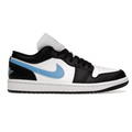 Jordan 1 Low Black University Blue White (Women's)