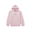 Supreme Burberry Box Logo Hooded Sweatshirt Light Pink