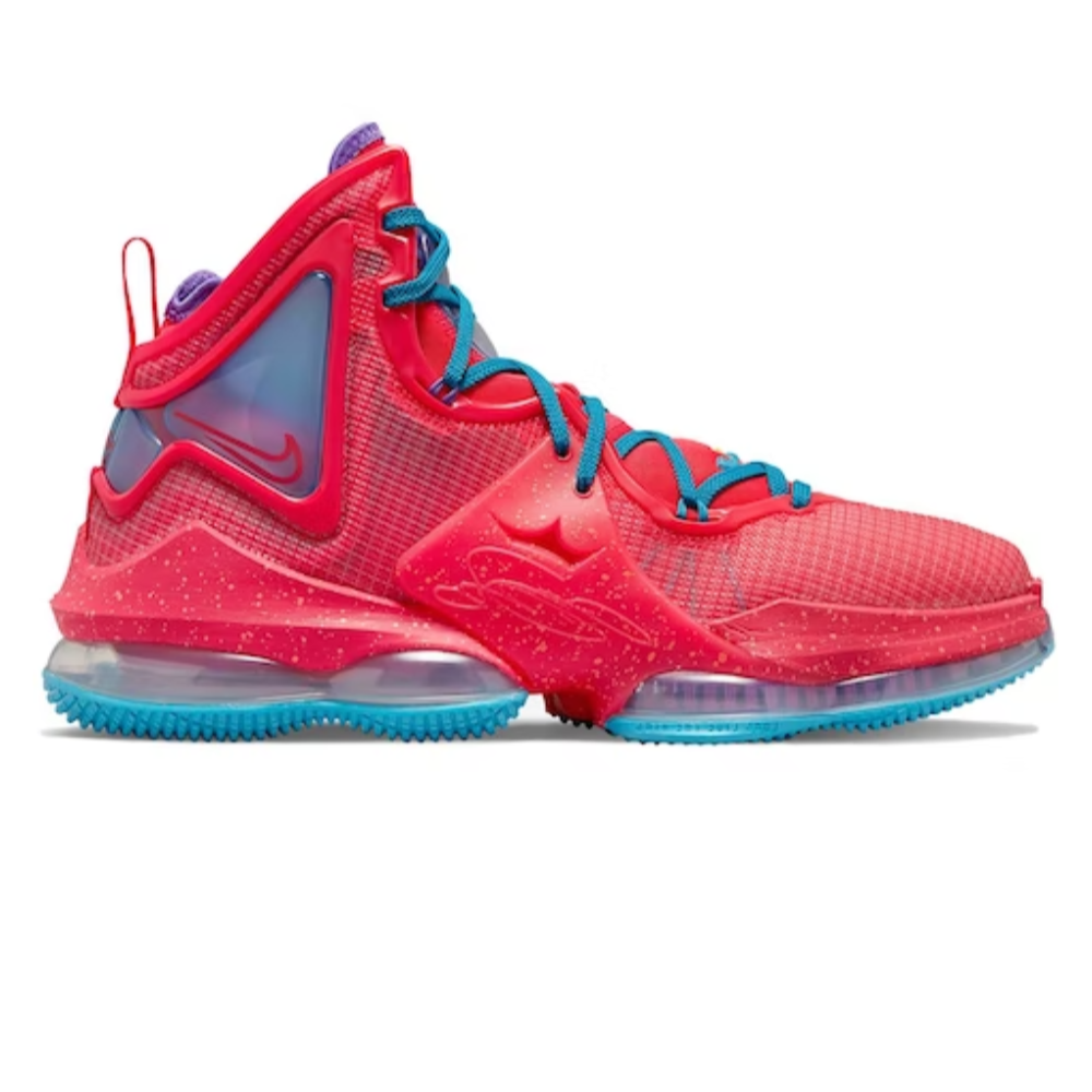 Lebron 19 Siren Red Laser Blue