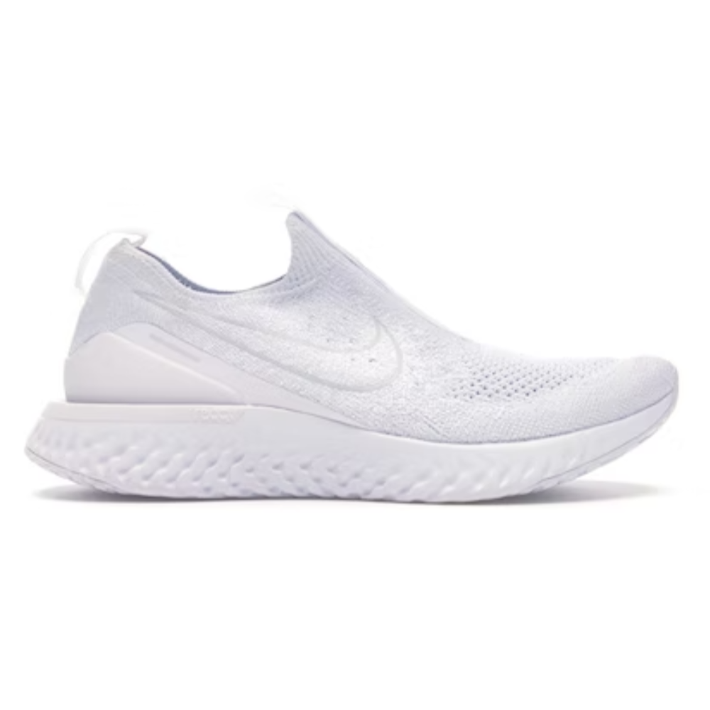 Nike Epic Phantom React Flyknit White Pure Platinum (femme)