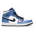Jordan 1 Mid Signal Bleu