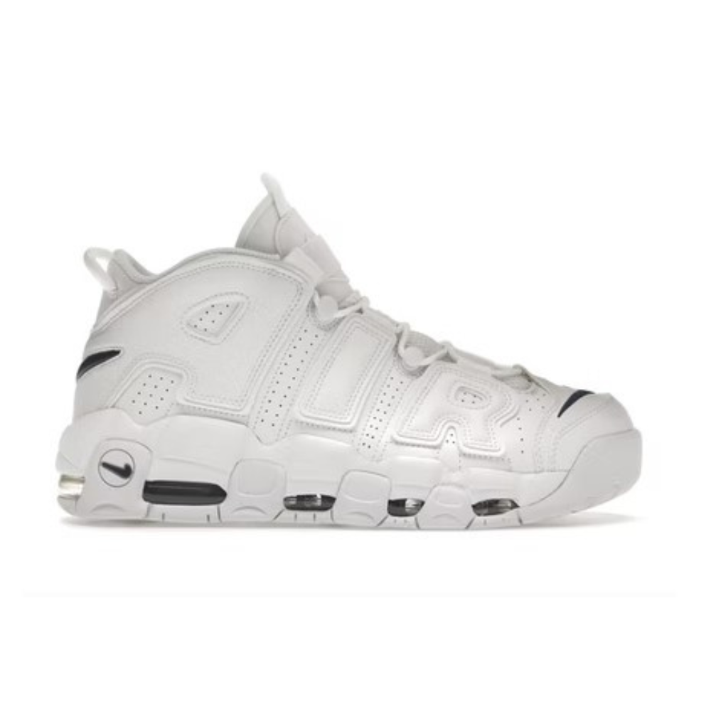 Nike Air More Uptempo 96 Blanche Blanche Minuit Marine