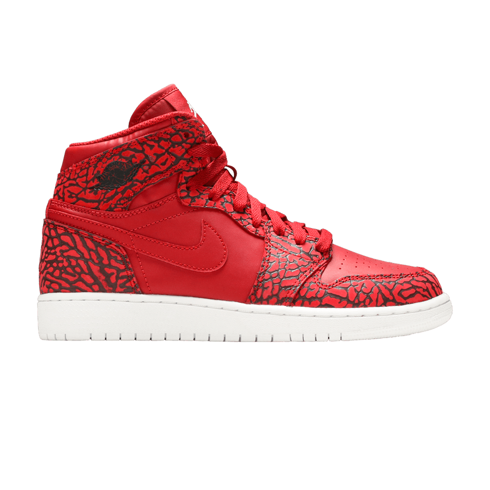 Jordan 1 Retro Imprimé Éléphant Rouge