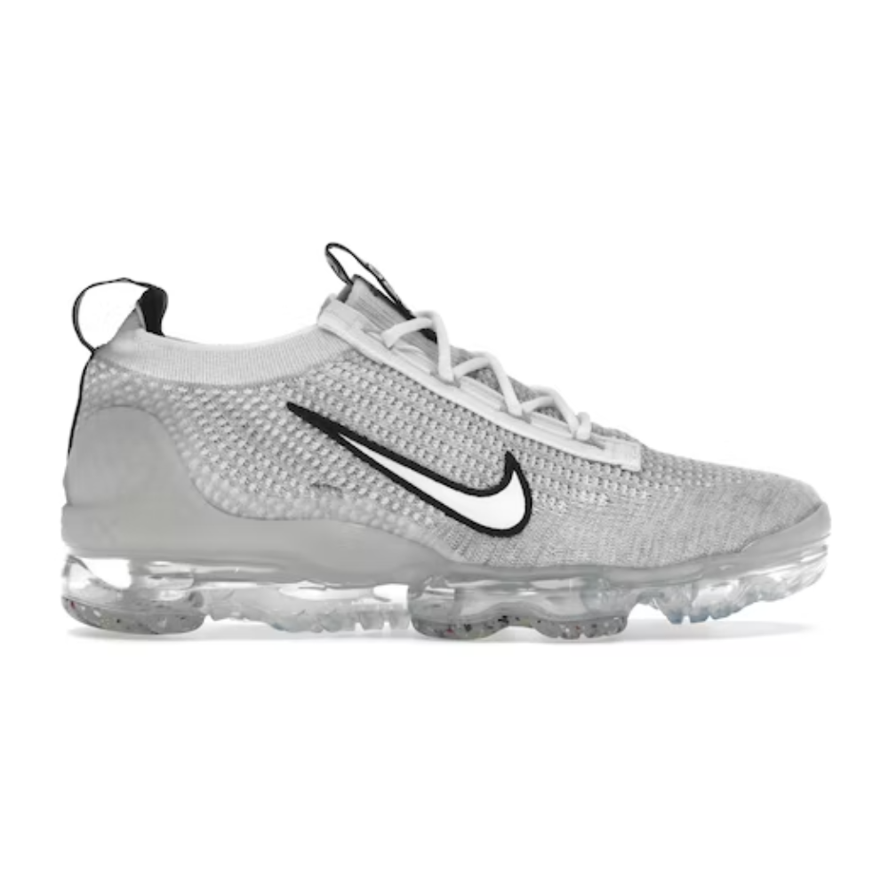 Nike Air VaporMax 2021 FK Blanc Noir Métallique Argent 