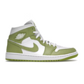 Jordan 1 Mid Green Python (Women's)