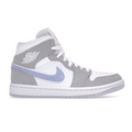 Jordan 1 Mid Wolf Grey Aluminum (femme)