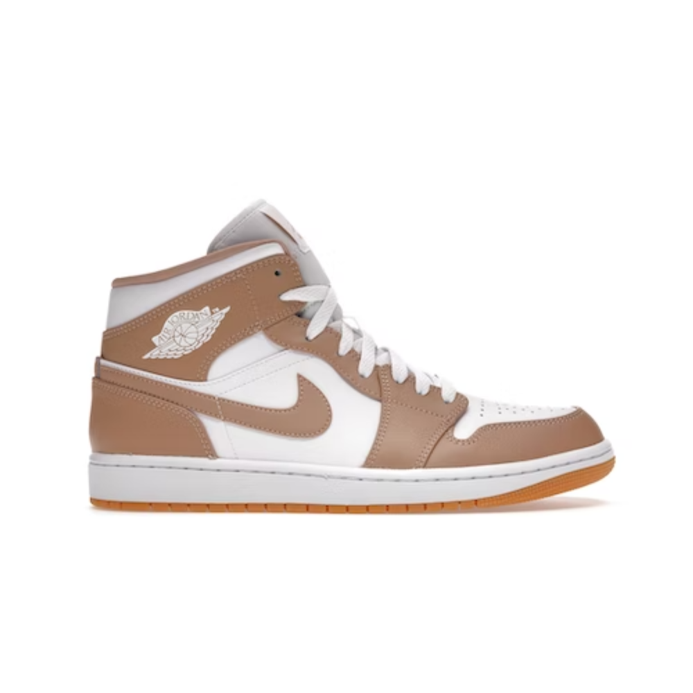 Jordan 1 Mid Tan Gomme