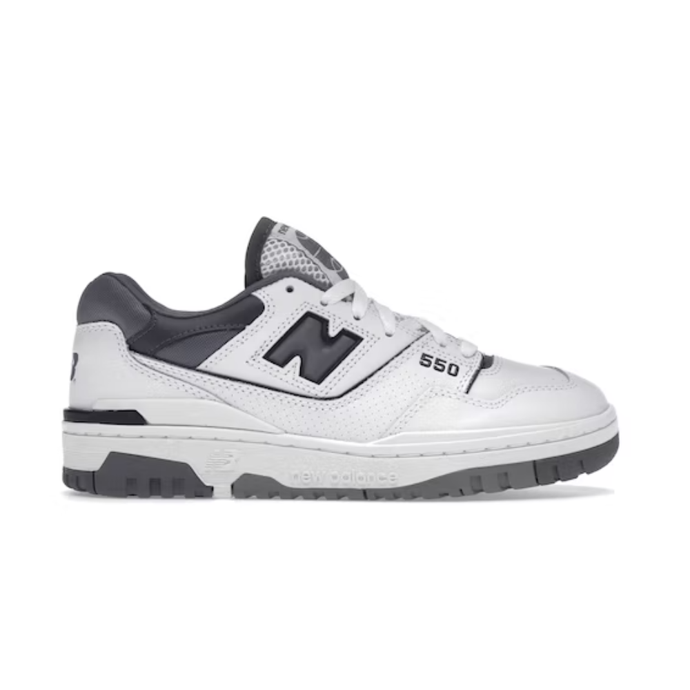 New Balance 550 Blanc Gris Gris Foncé 