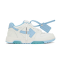 OFF-WHITE Out Of Office OOO 30 MM Basses Blanc Bleu Clair